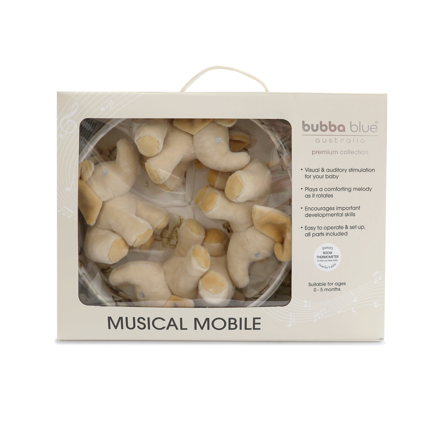 Elephant Bedtime Musical Mobile - Bubba Blue Australia