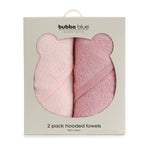 Sundae 2PK Hooded Towels - Cupcake - Bubba Blue Australia