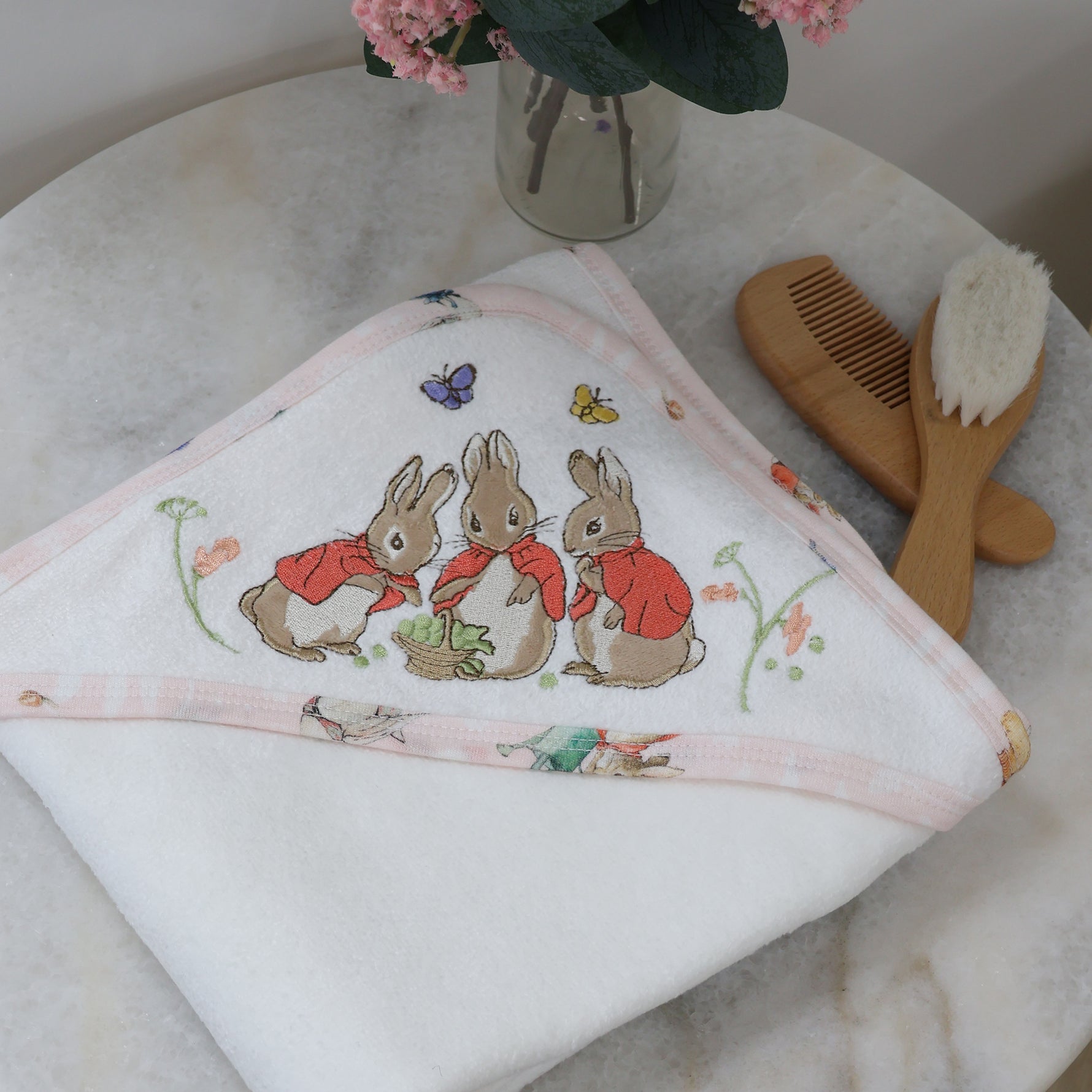 Flopsy Mopsy & Cottontail Hooded Towel - Bubba Blue Australia