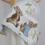 Peter Rabbit & Benjamin Bunny Hooded Towel - Bubba Blue Australia