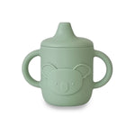 Plum Silicone Koala Sippy Cup - Olive - Bubba Blue Australia