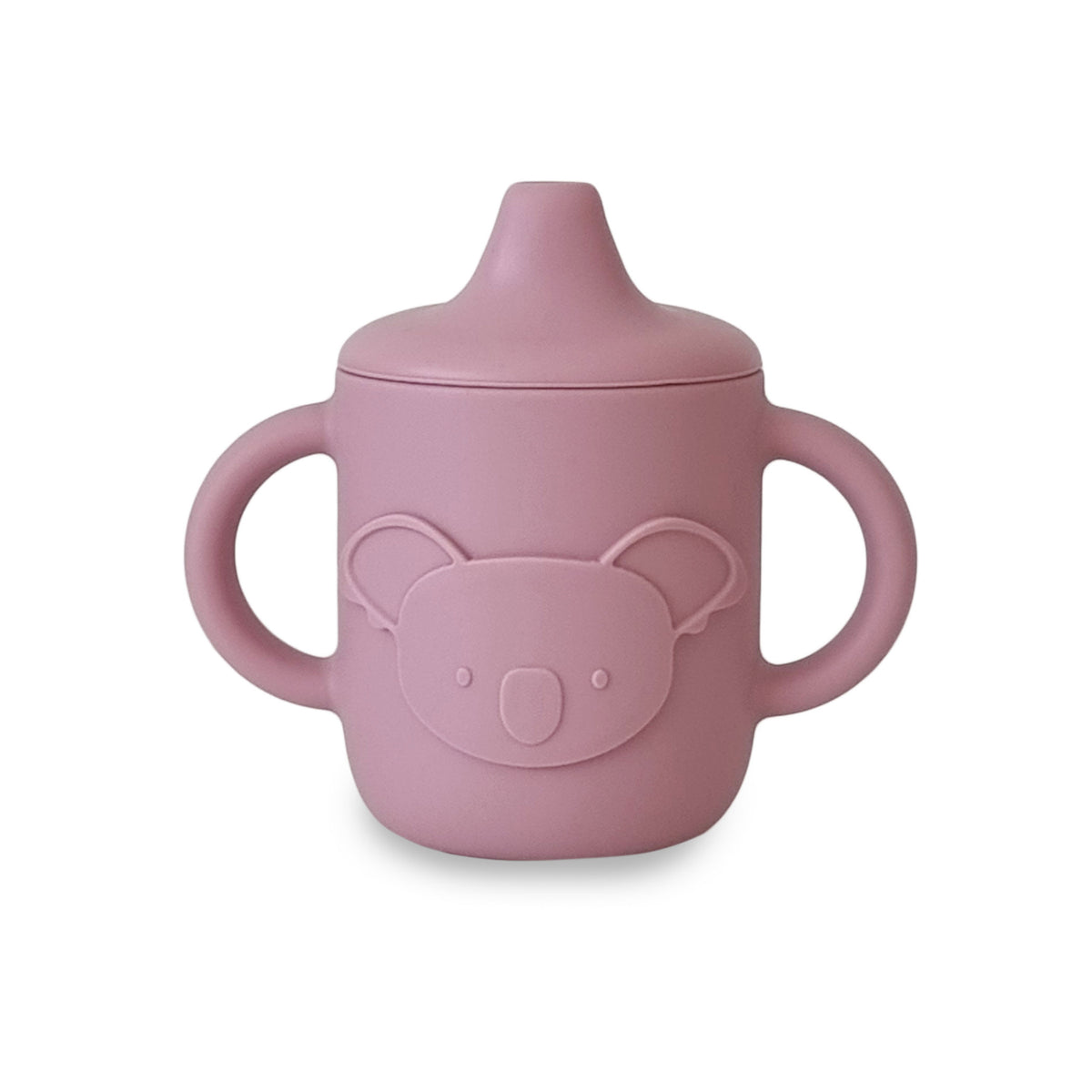 Plum Silicone Koala Sippy Cup - Dusty Berry - Bubba Blue Australia