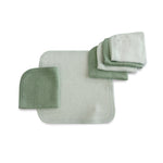Bubba Sundae 6pk Wash Cloths - Greentea - Bubba Blue Australia