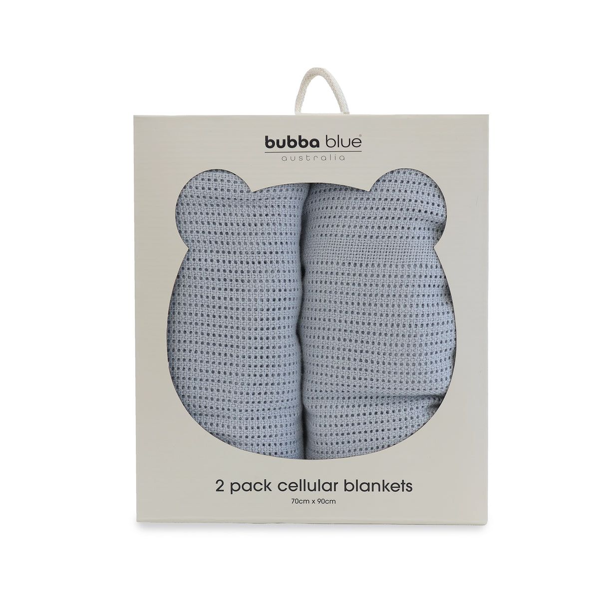 Nordic 2pk Cellular Blanket Sky/Sky