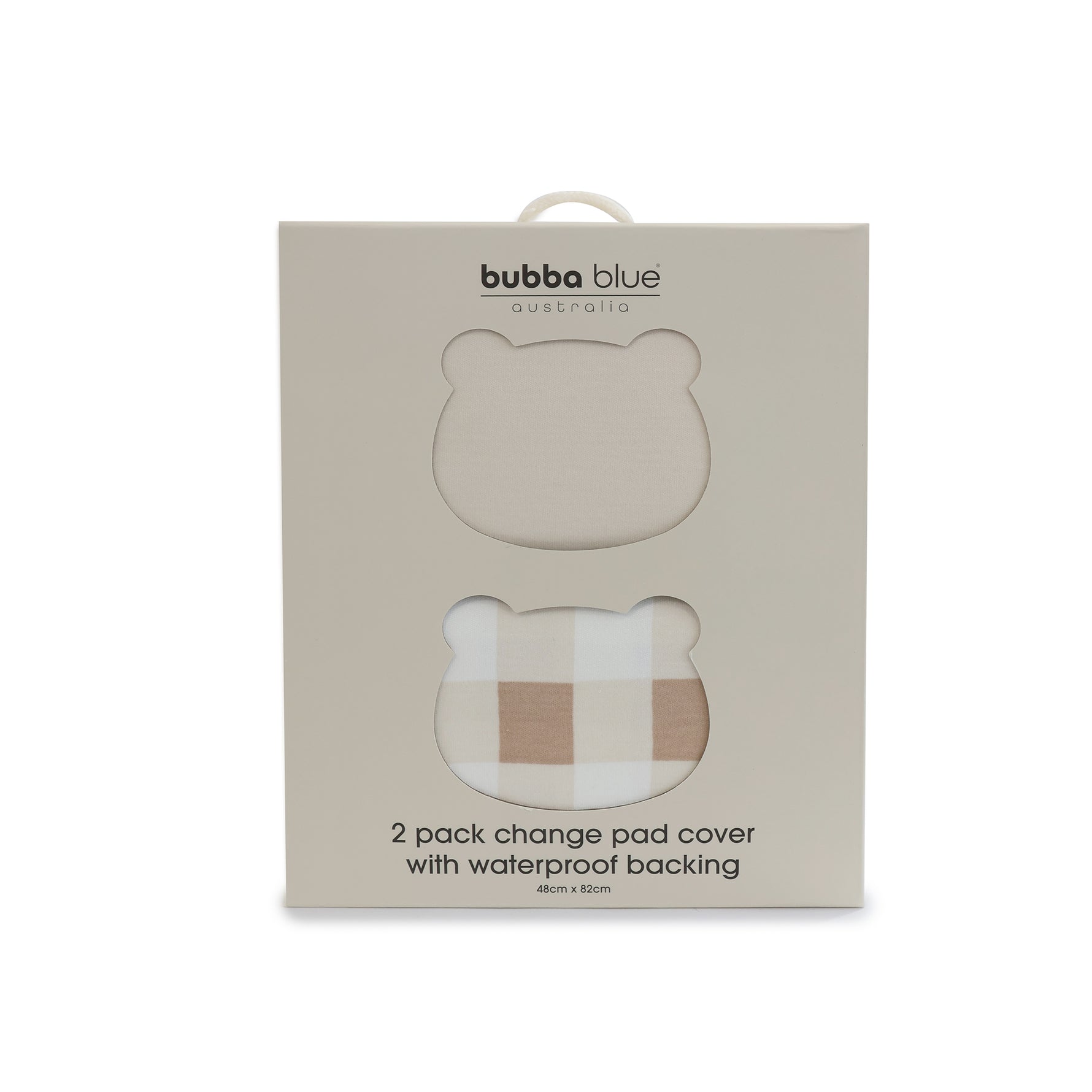 Bubba Sundae 2pk Waterproof Change Pad Covers - Chestnut - Bubba Blue Australia