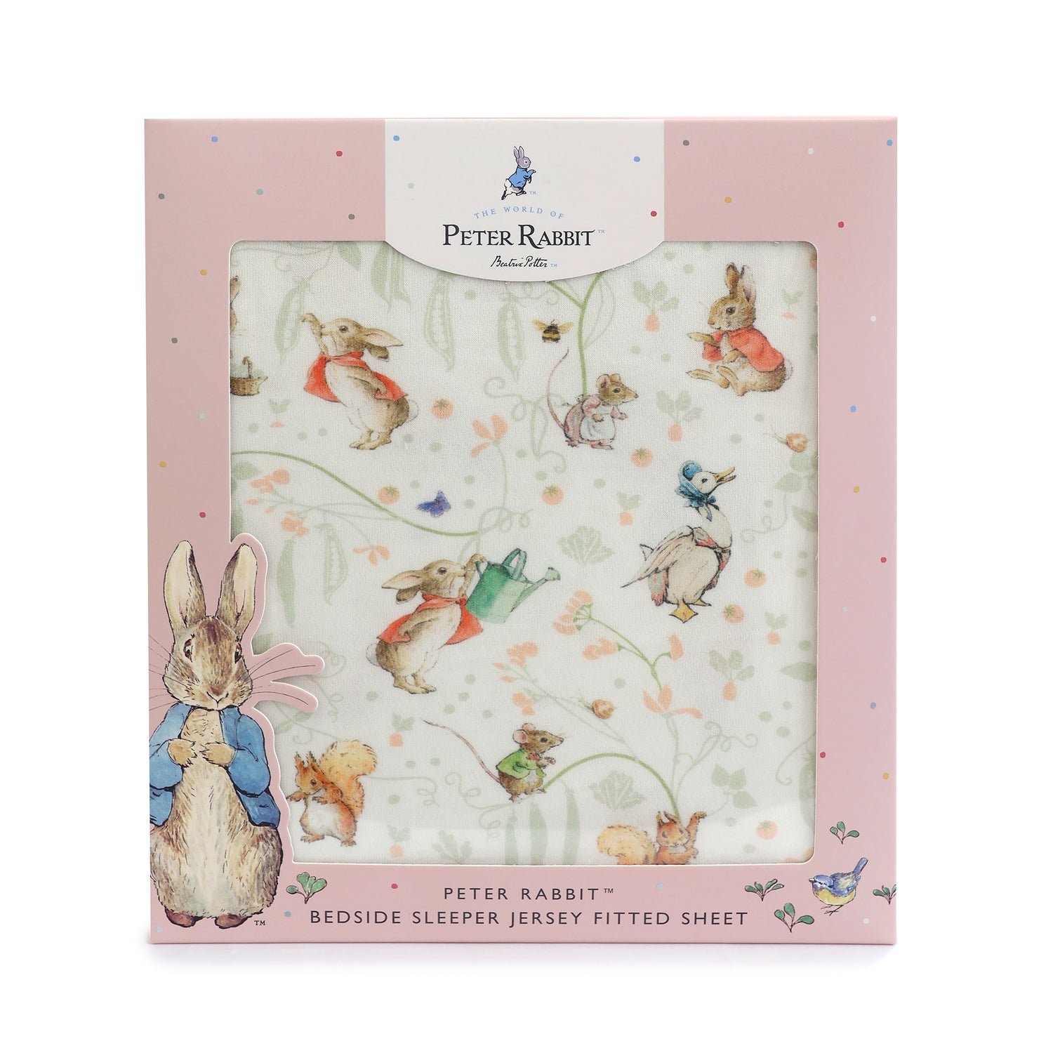 Flopsy Mopsy & Cottontail Co Sleeper/Bedside Sleeper Fitted Sheet - Bubba Blue Australia