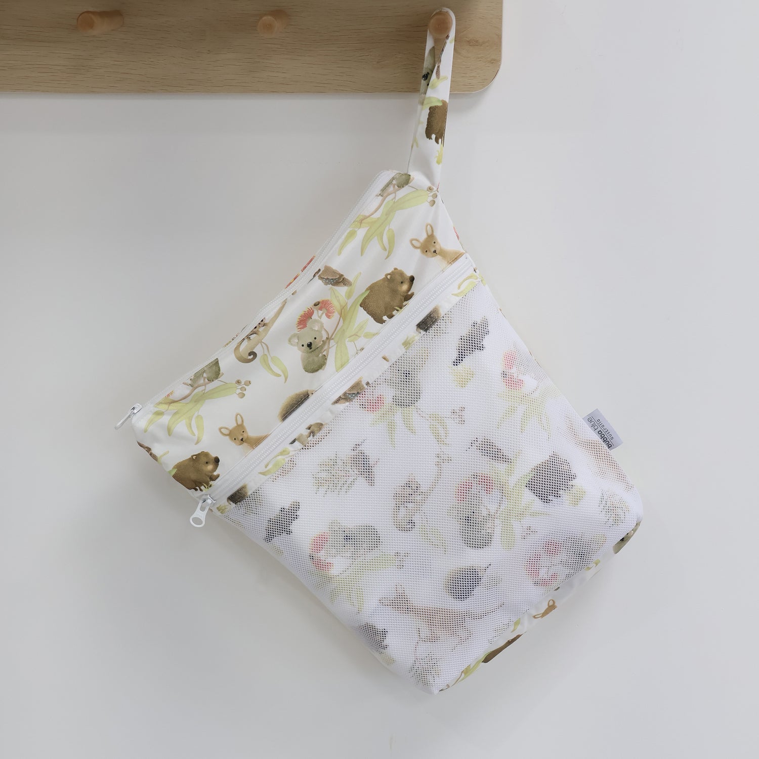 Aussie Animals 2pk Wet/Dry Bags Bundle - 25x28cm & 30x35cm - Bubba Blue Australia