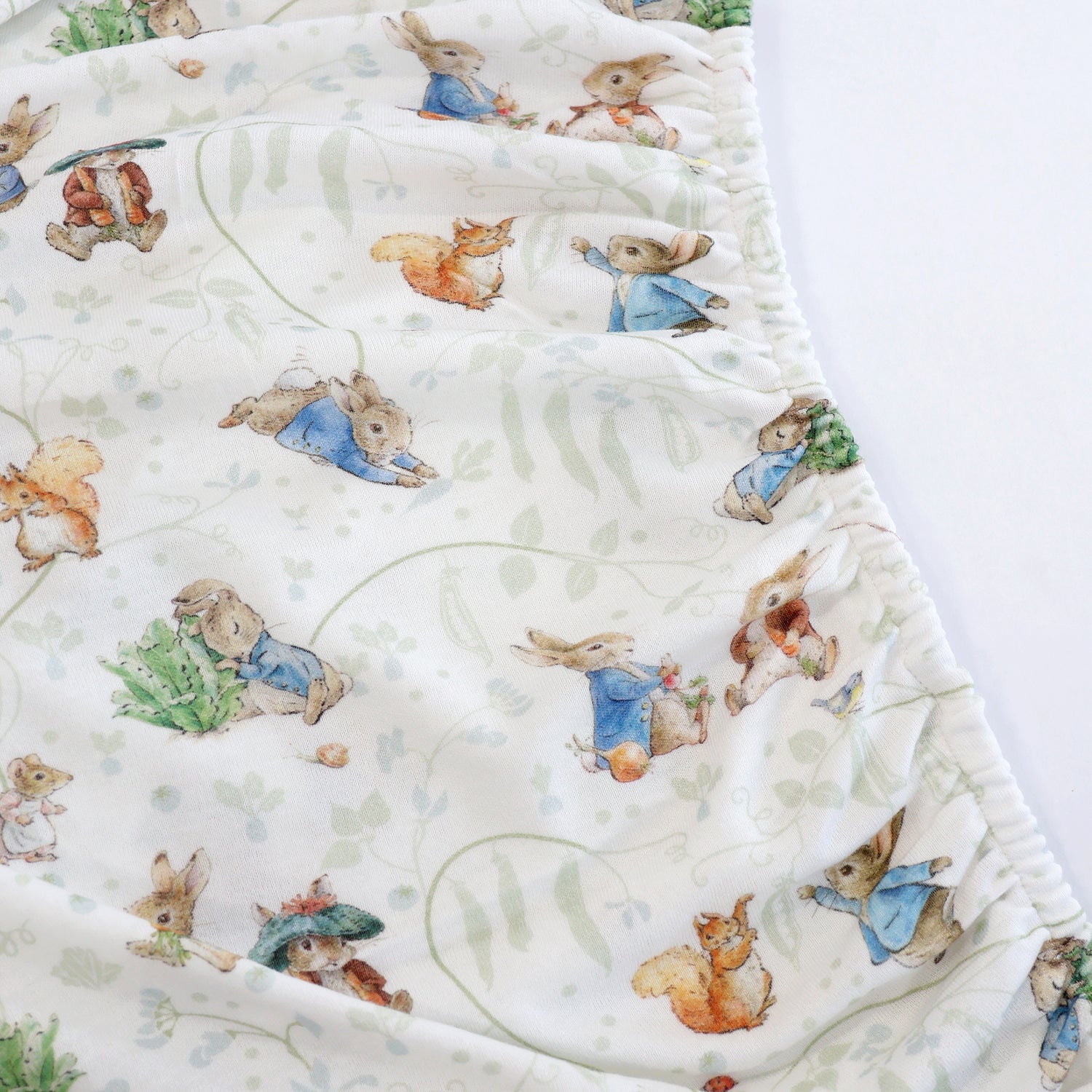 Peter Rabbit & Benjamin Bunny Co Sleeper/Bedside Sleeper Fitted Sheet - Bubba Blue Australia