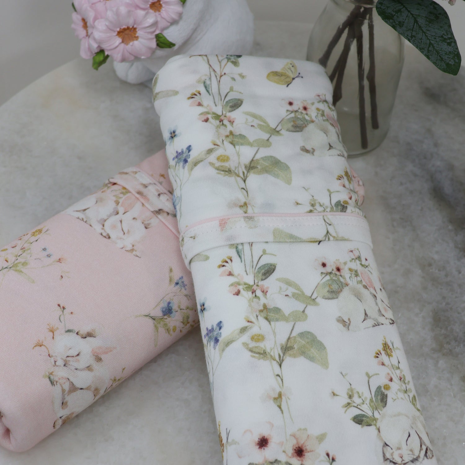 Sleeping Bunny 2pk Jersey Wraps - Bubba Blue Australia