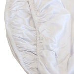 Bamboo White 2pk Moses Basket Jersey Fitted Sheets - Bubba Blue Australia
