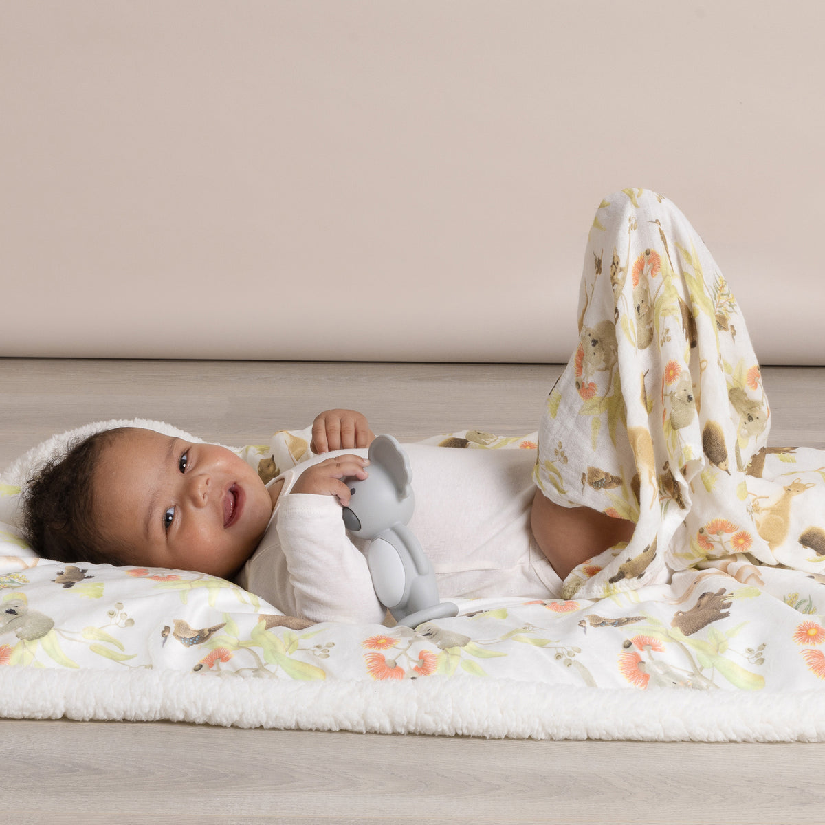Aussie Animals 3pk Muslin Wraps - Bubba Blue Australia