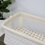 Bubba Sundae 2pk Jersey Co Sleeper/Bedside Sleeper Fitted Sheets - Chestnut - Bubba Blue Australia