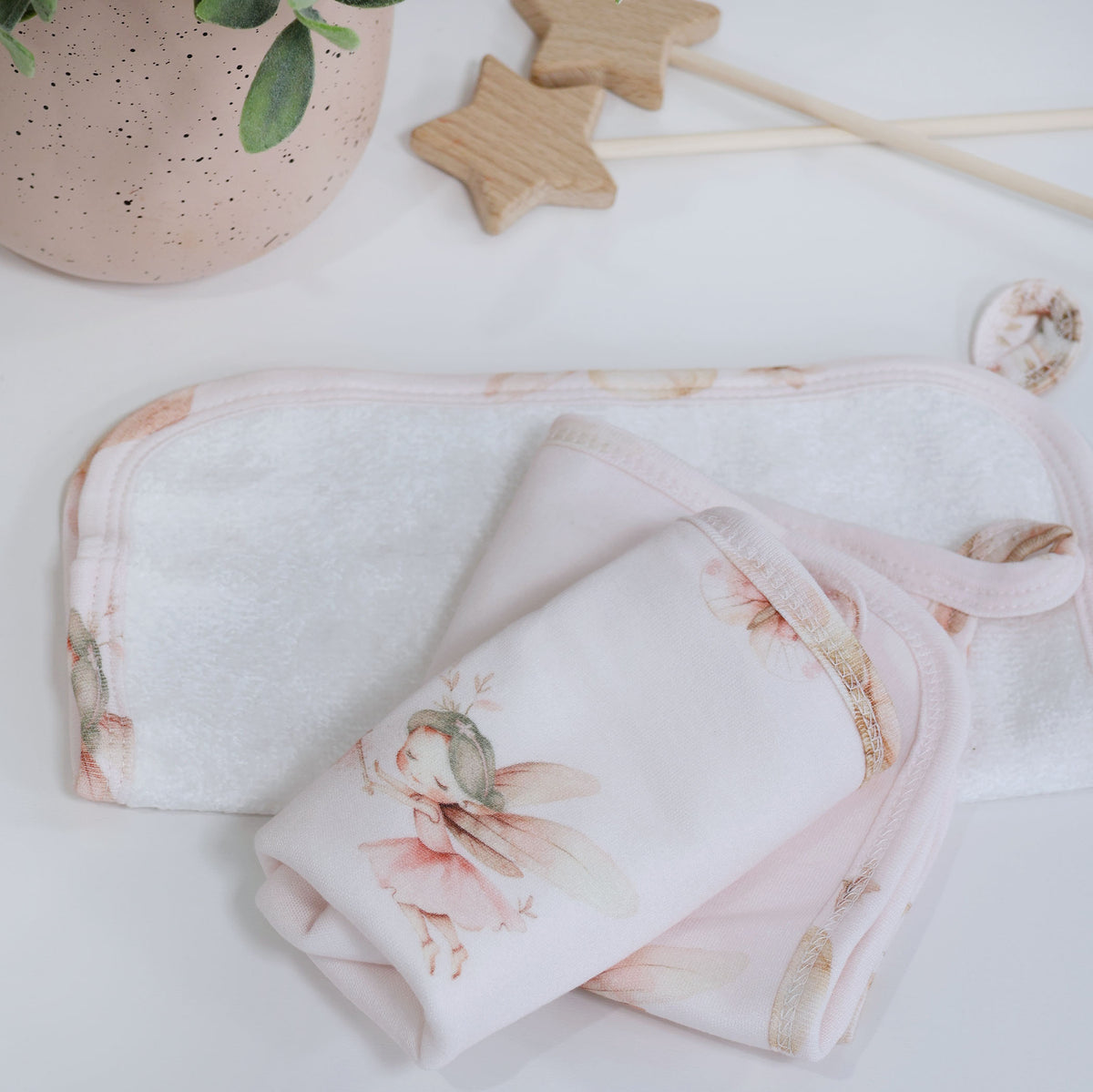 Fairy Princess 3pk Wash Cloths