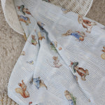 Peter Rabbit & Benjamin Bunny Cellular Blanket - Bubba Blue Australia