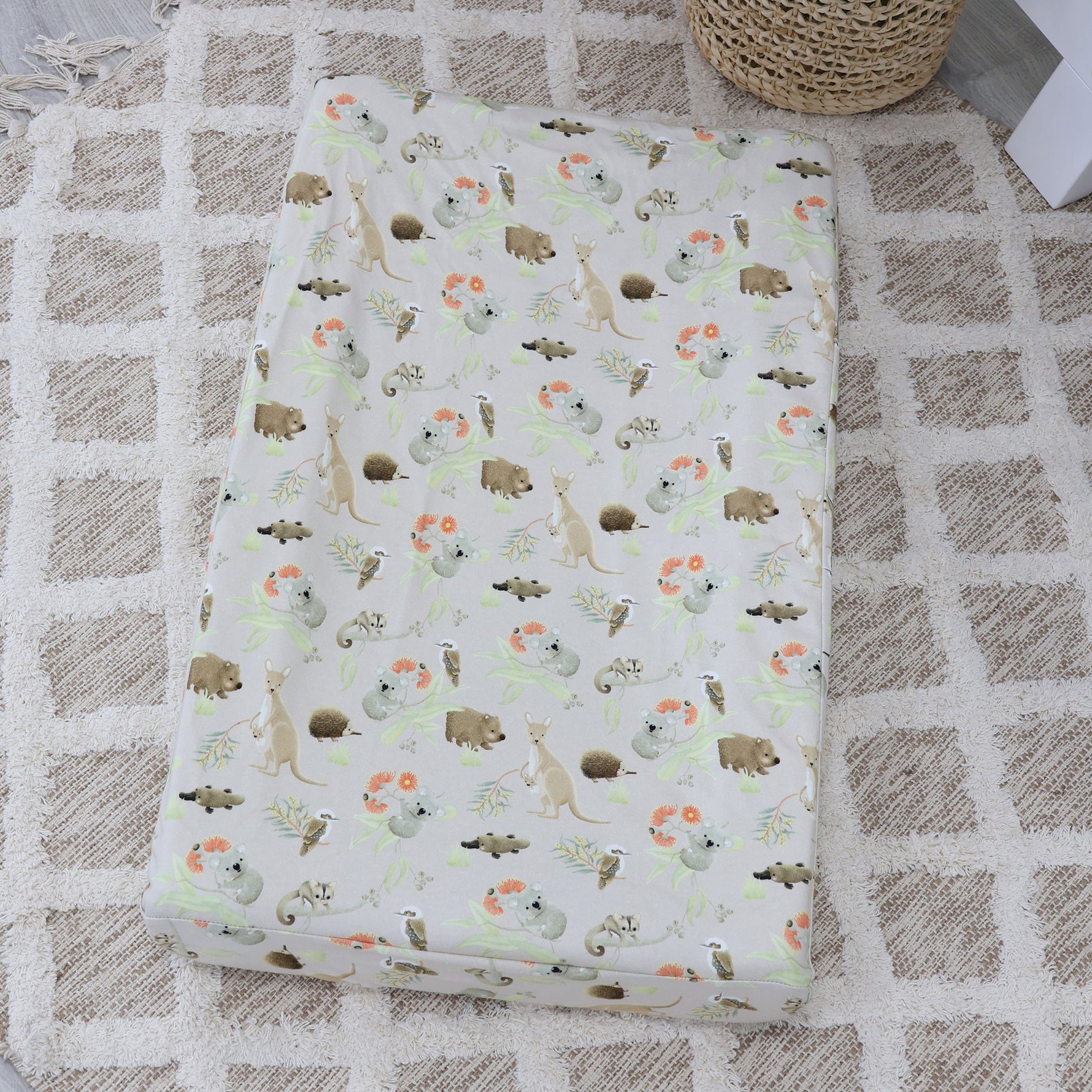 Aussie Animals Waterproof Change Mat Cover - Bubba Blue Australia