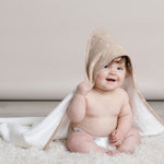 Organic Cotton 2pk Hooded Towels - Chestnut - Bubba Blue Australia