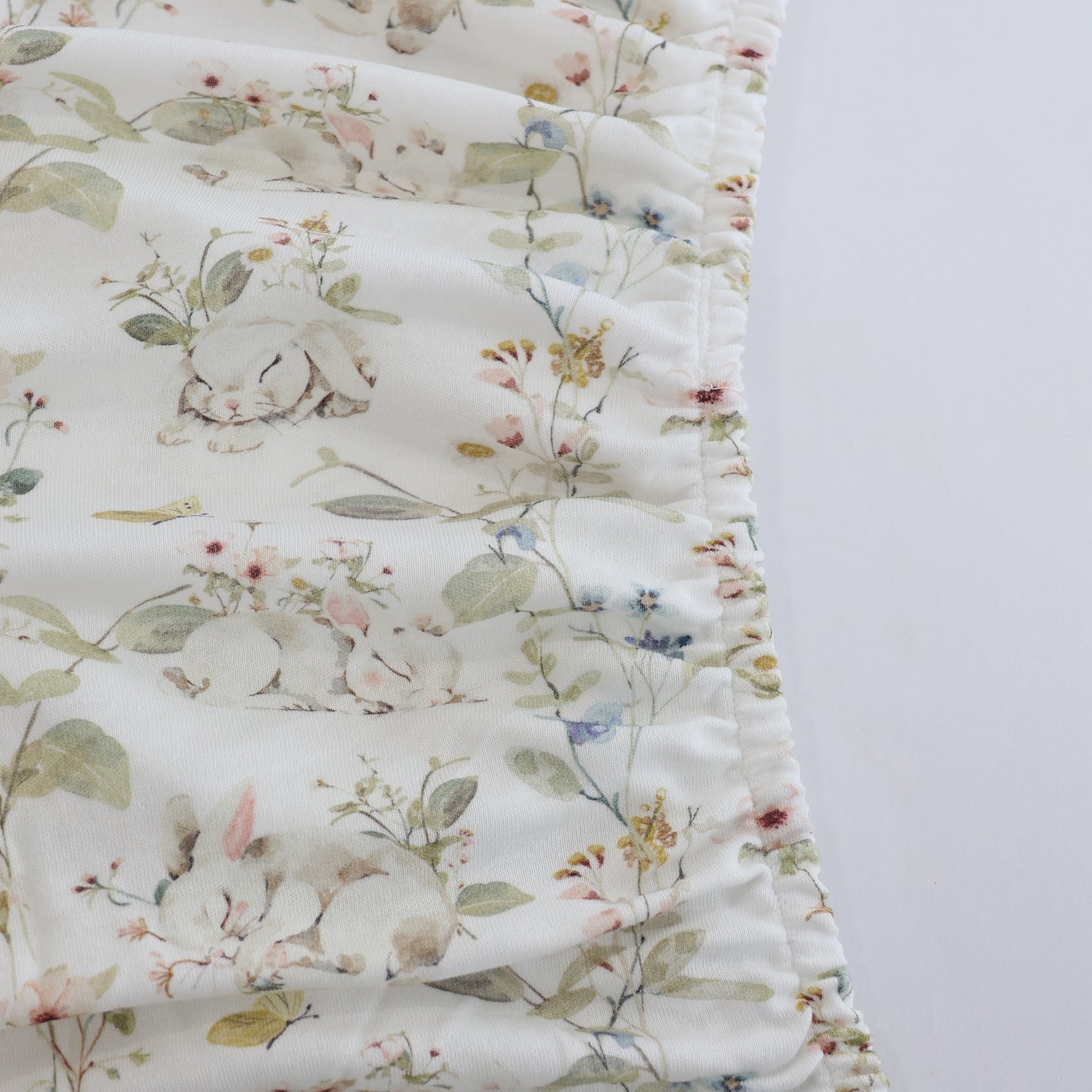 Sleeping Bunny Jersey Co Sleeper/Bedside Sleeper Fitted Sheet - Bubba Blue Australia