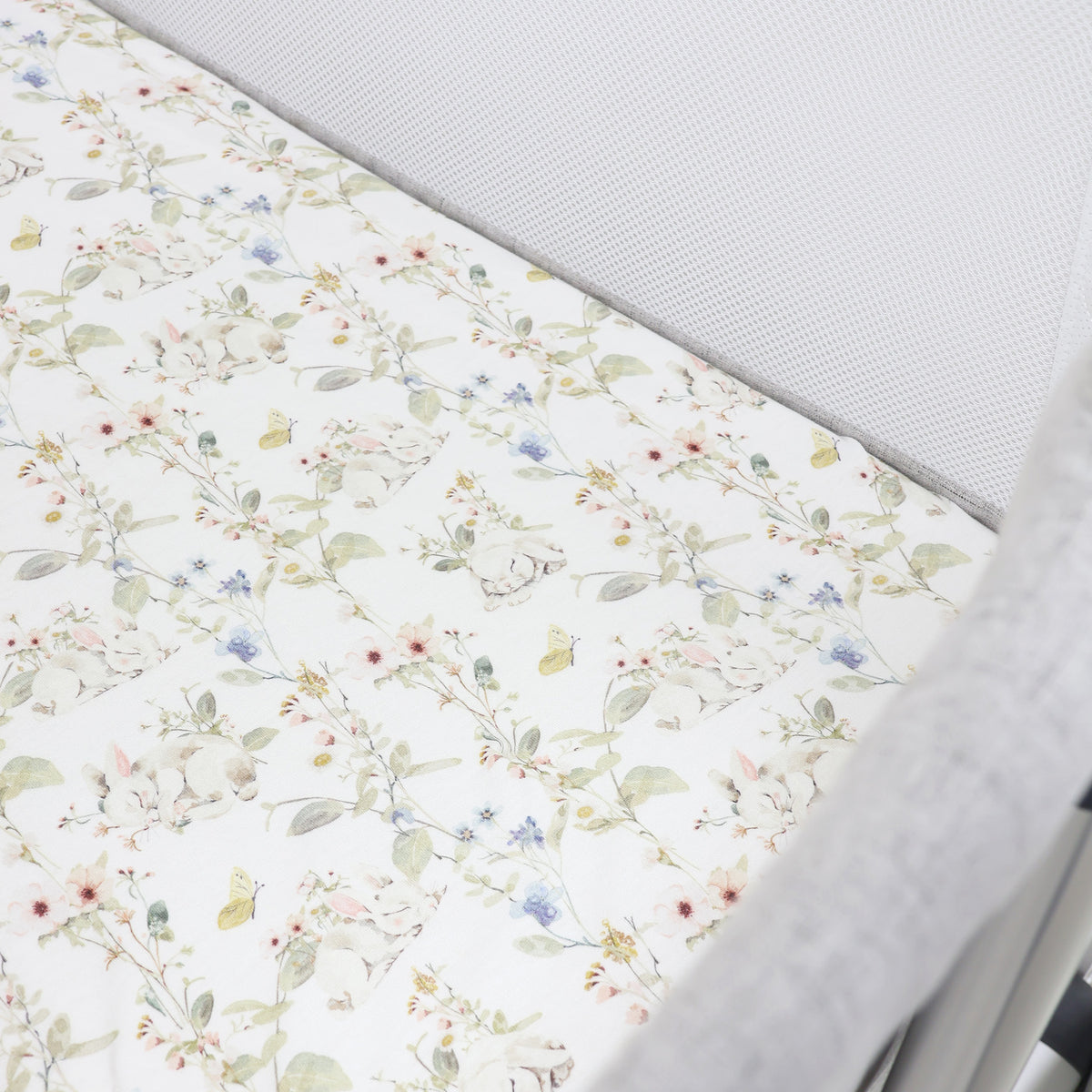 Sleeping Bunny Jersey Co Sleeper/Bedside Sleeper Fitted Sheet - Bubba Blue Australia