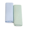 Confetti 2pk Jersey Co-sleeper Fitted Sheets Blue/Sage