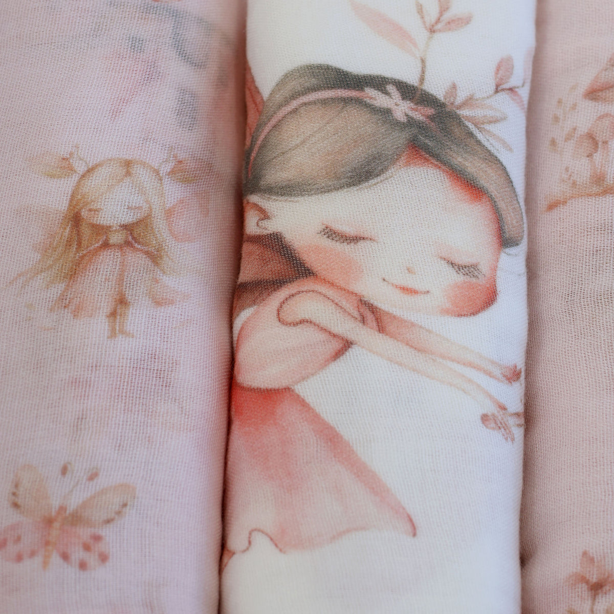 Fairy Princess 3pk Muslin Wraps