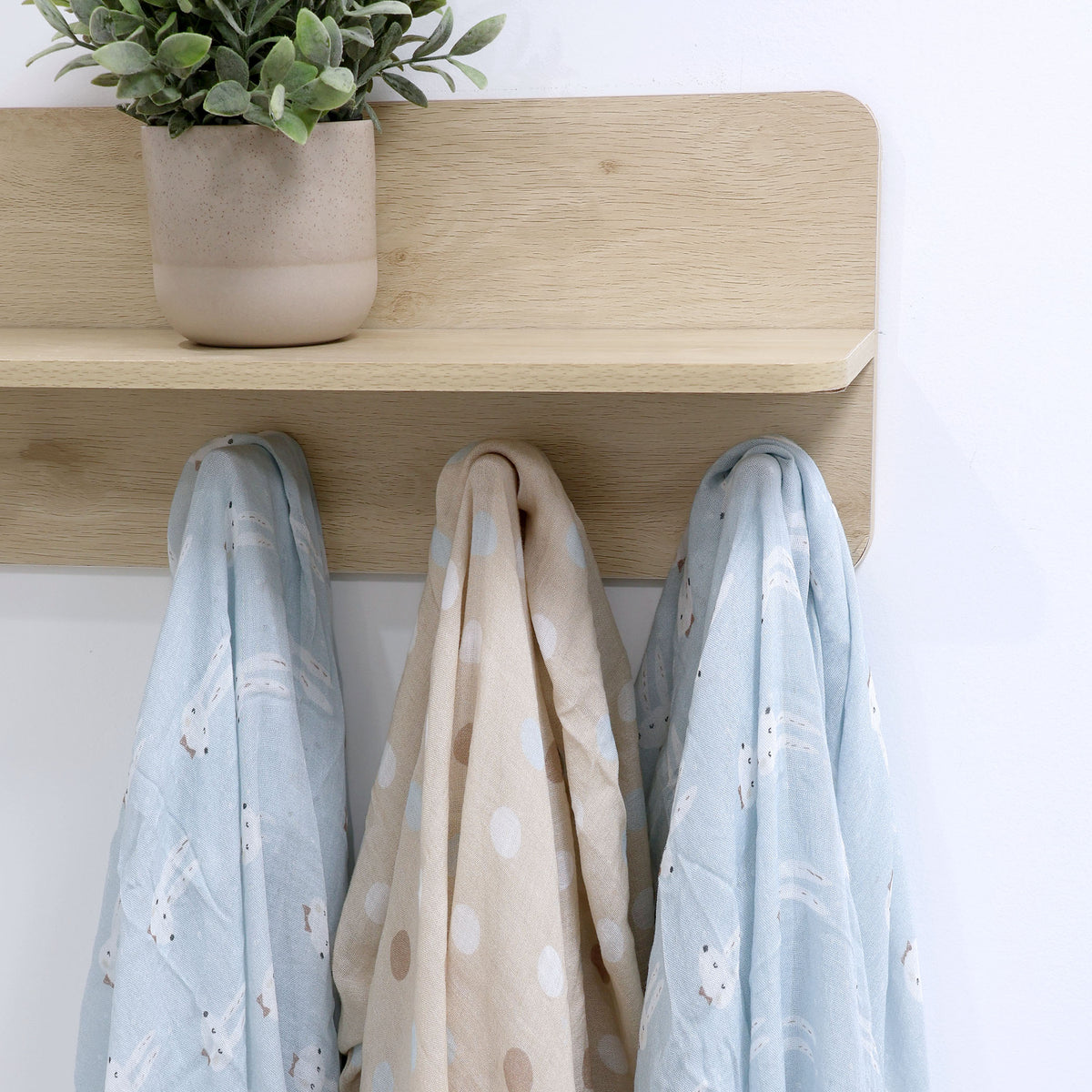 Mr. Rabbit 3pk Muslin Wraps