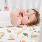 Aussie Animals Jersey Cot Fitted Sheet - Bubba Blue Australia