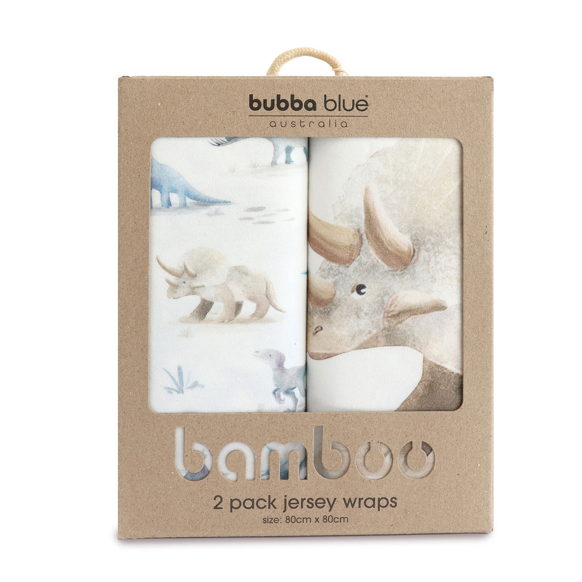 Jurassic Bamboo 2pk Jersey Wraps - Bubba Blue Australia