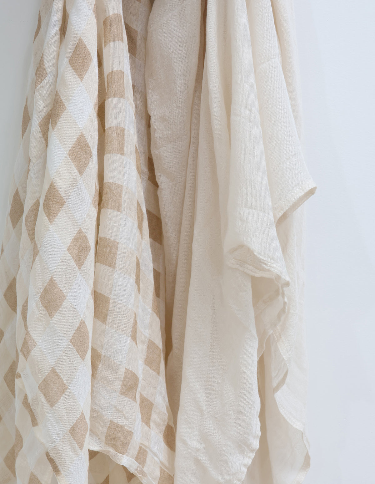 Bubba Sundae 2pk Muslin Wraps - Chestnut - Bubba Blue Australia