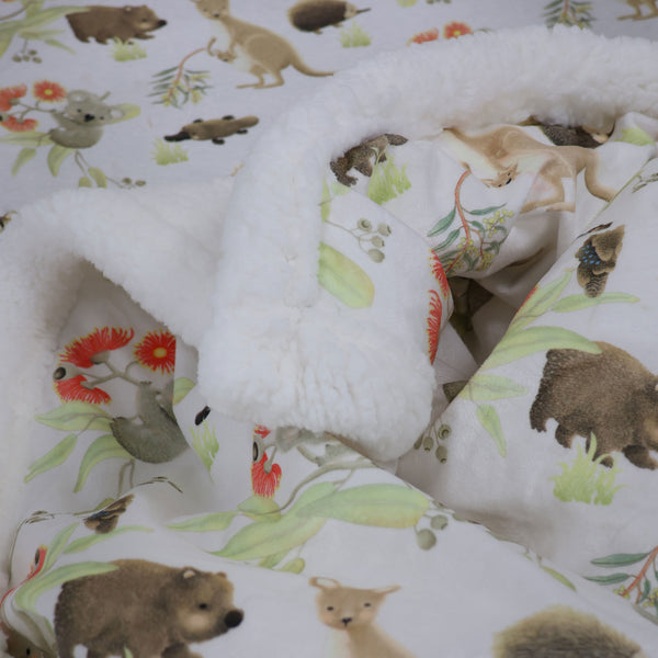 Aussie Animals Cuddle Blanket