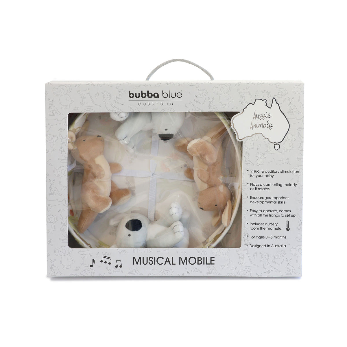 Aussie Animals Musical Mobile - Bubba Blue Australia