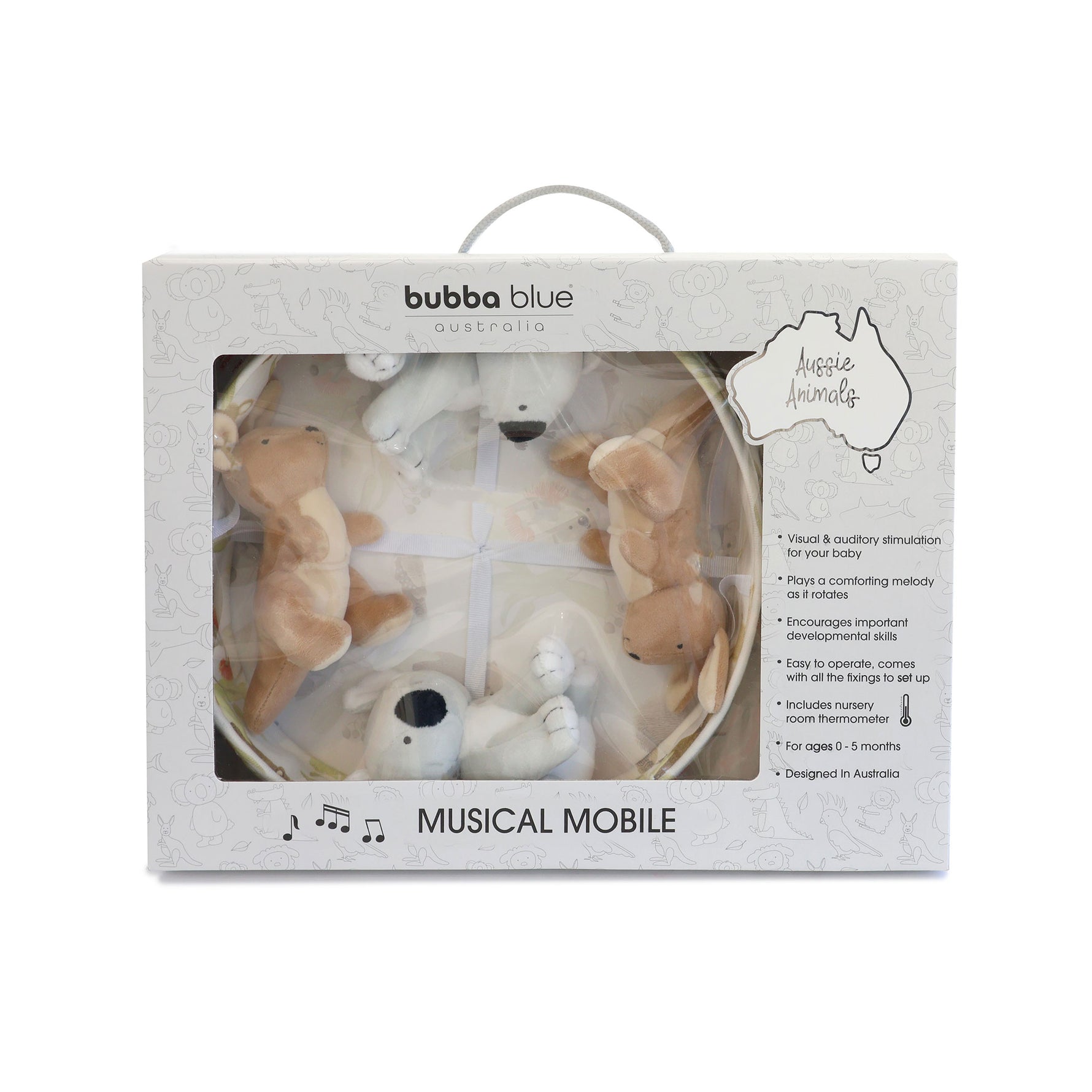 Aussie Animals Musical Mobile - Bubba Blue Australia