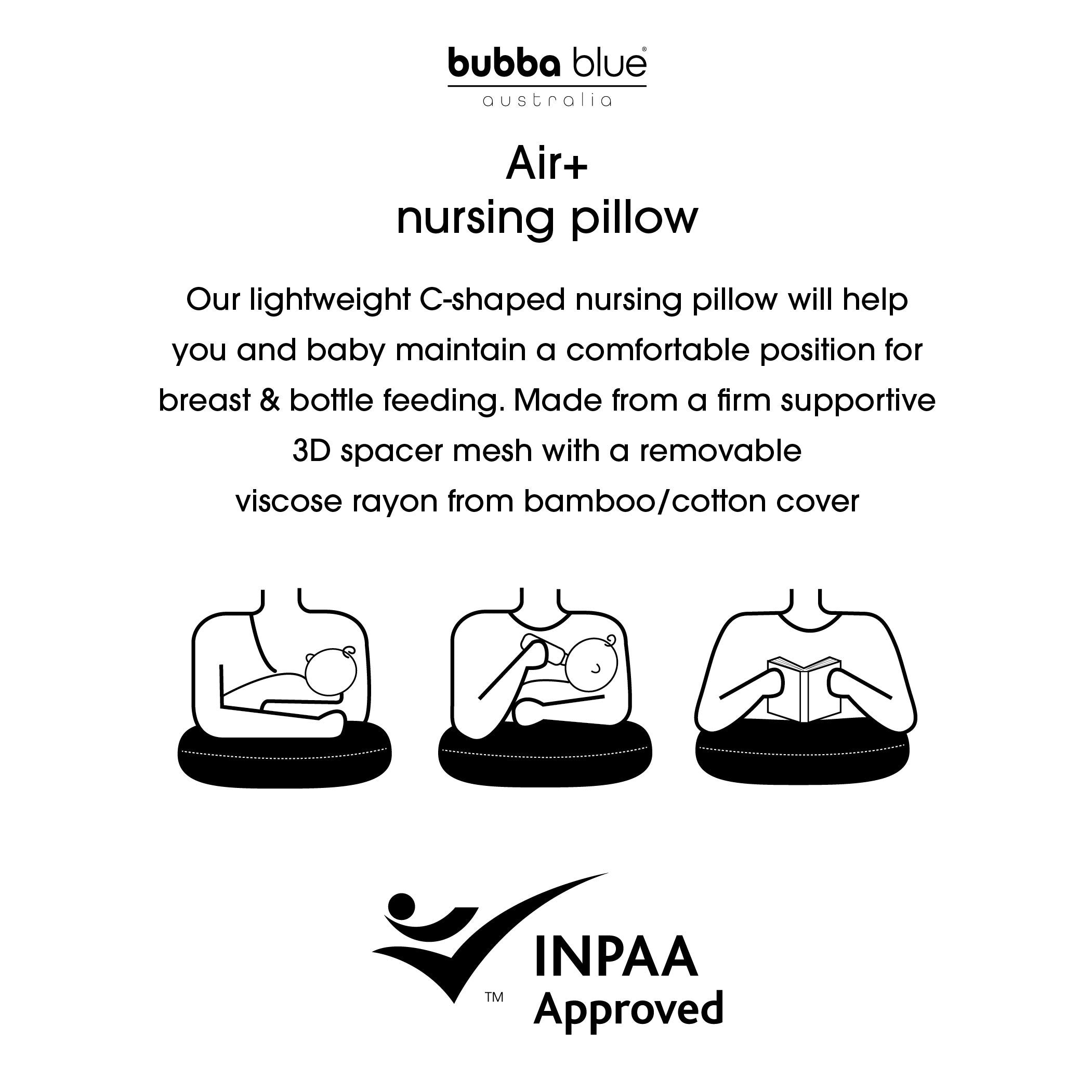 Nordic Air+ Nursing Pillow Sky/Mint