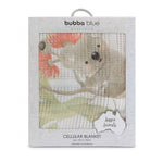 Aussie Animals Cellular Blanket - Bubba Blue Australia