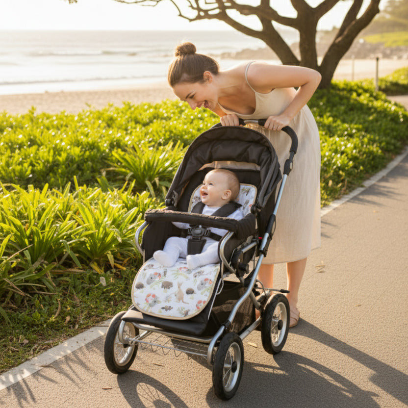 Aussie Animals AIR+ Pram Liner - Bubba Blue Australia