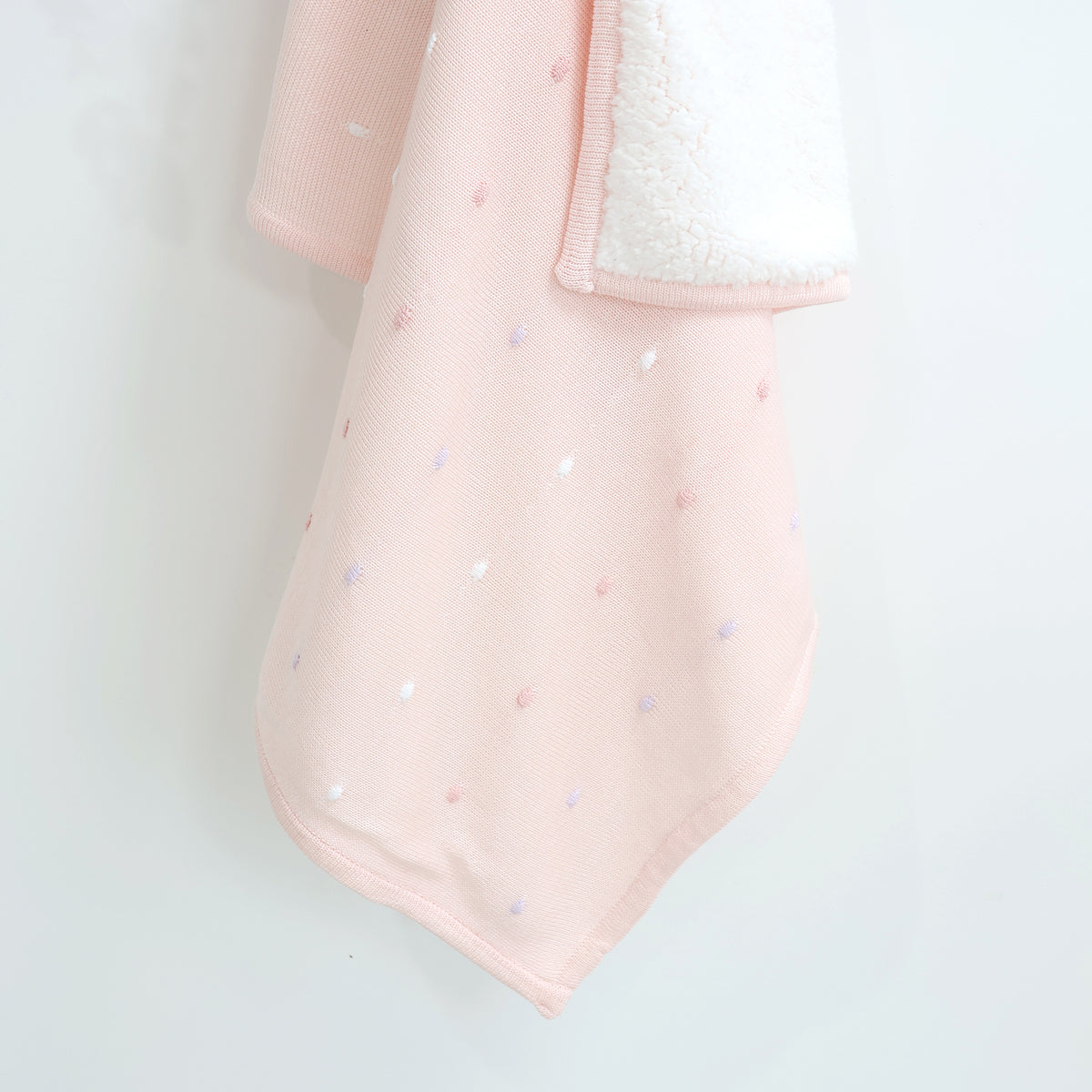 Confetti Knit Blanket - Berry - Bubba Blue Australia