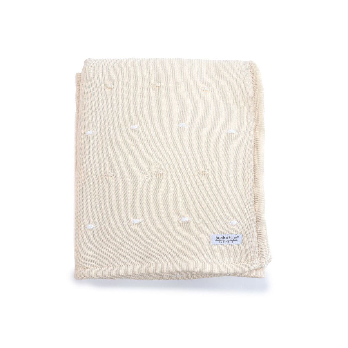 Confetti Knit Blanket - Sand - Bubba Blue Australia