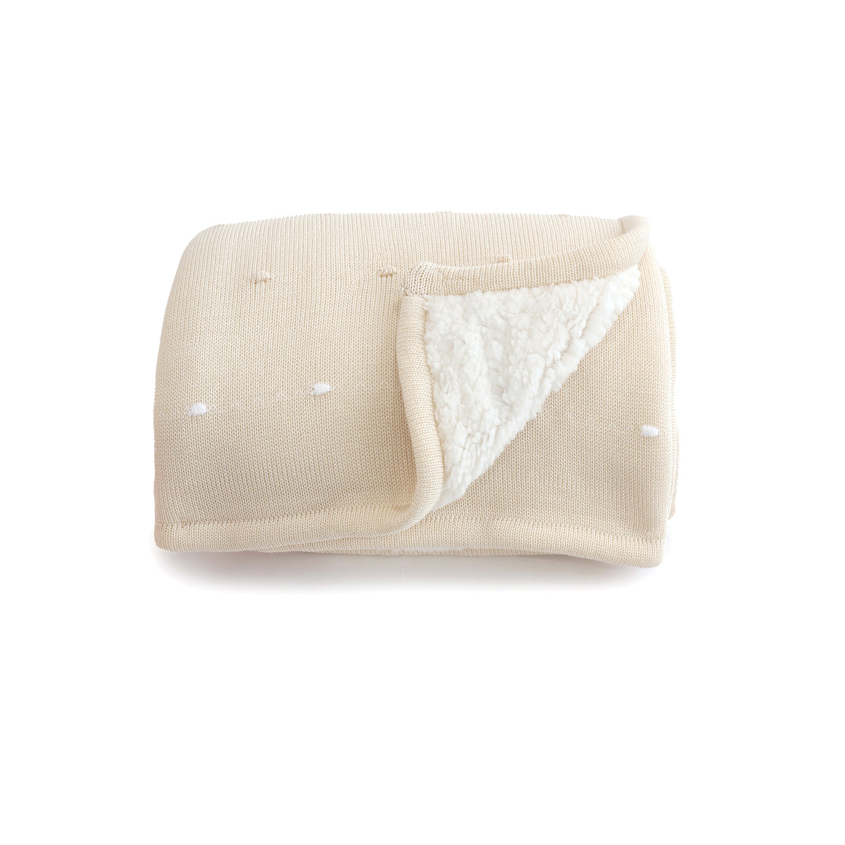 Confetti Knit Blanket - Sand - Bubba Blue Australia