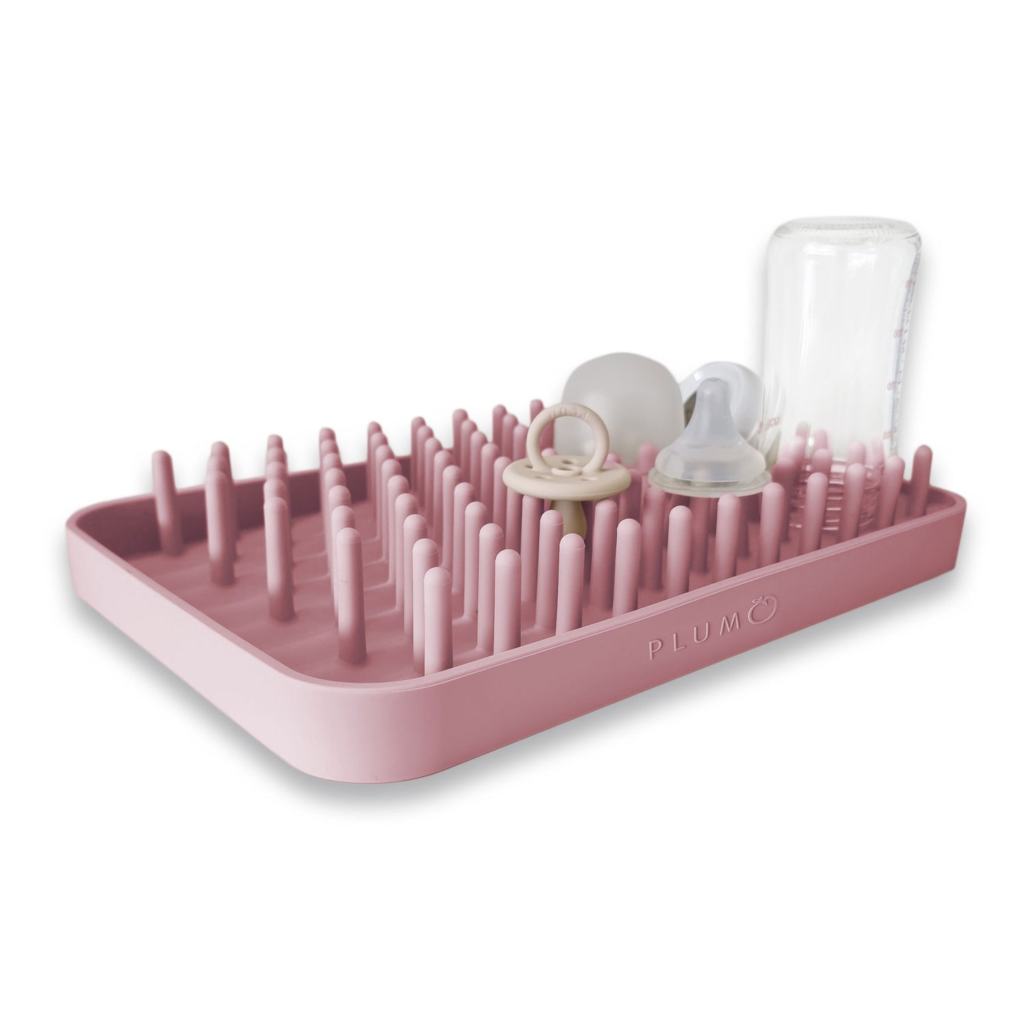 PLUM Hedgehog Silicone Drying Rack - Dusty Berry - Bubba Blue Australia