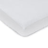 Bamboo White Standard Cot 2x Fitted Sheet & 2x Mattress Protector Bundle