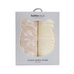 Nordic 2pk Jersey Wrap Vanilla/Latte - Bubba Blue Australia