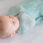 Nordic 3pk Muslin Wraps Dusty Sky/Mint - Bubba Blue Australia