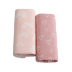 Nordic 2pk AIR+ Mesh Nursing Scarf Berry/Rose - Bubba Blue Australia
