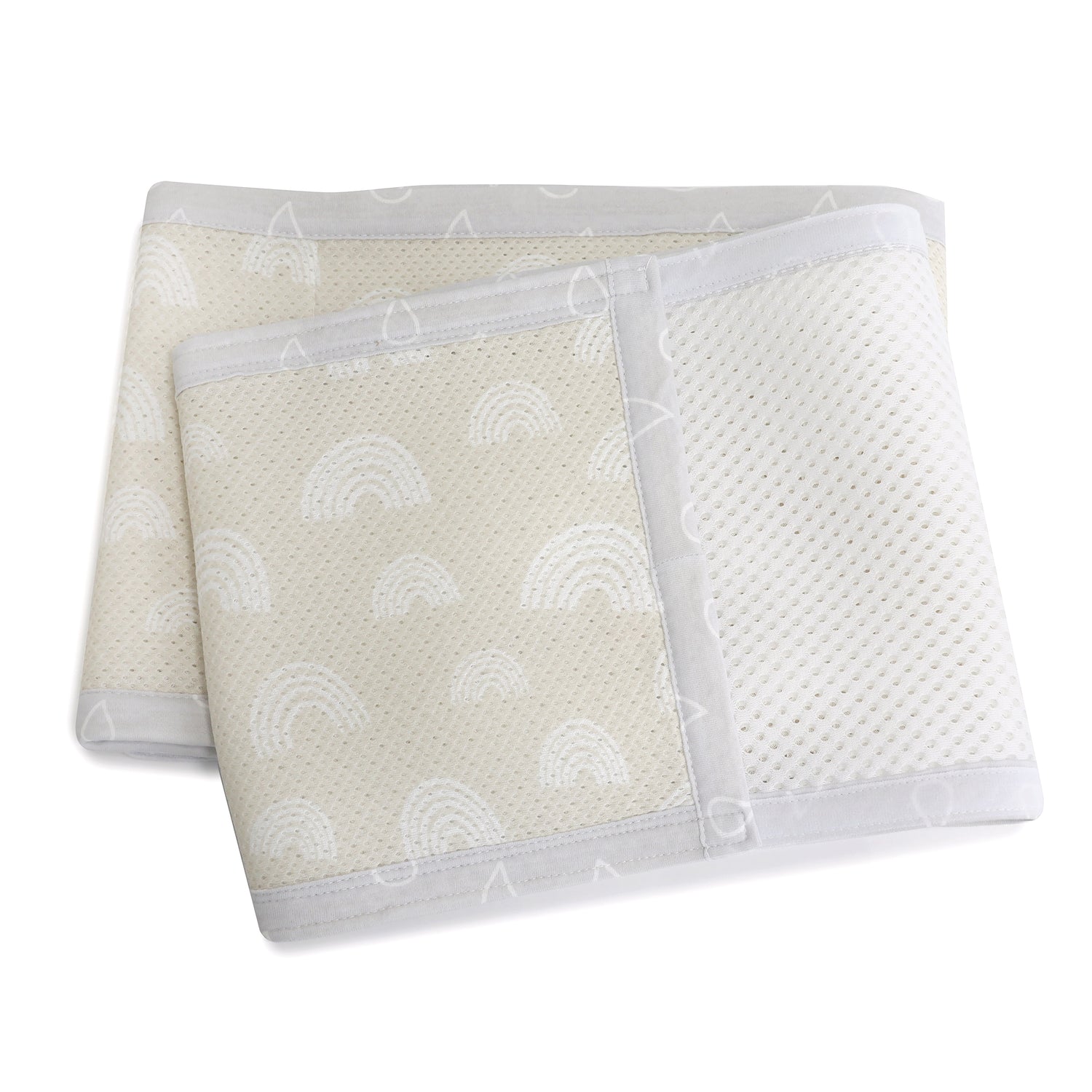 Nordic Air+ Cot Liner Grey/Sand - Bubba Blue Australia