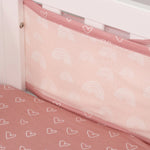 Nordic Air+ Cot Liner Dusty Berry/Rose - Bubba Blue Australia