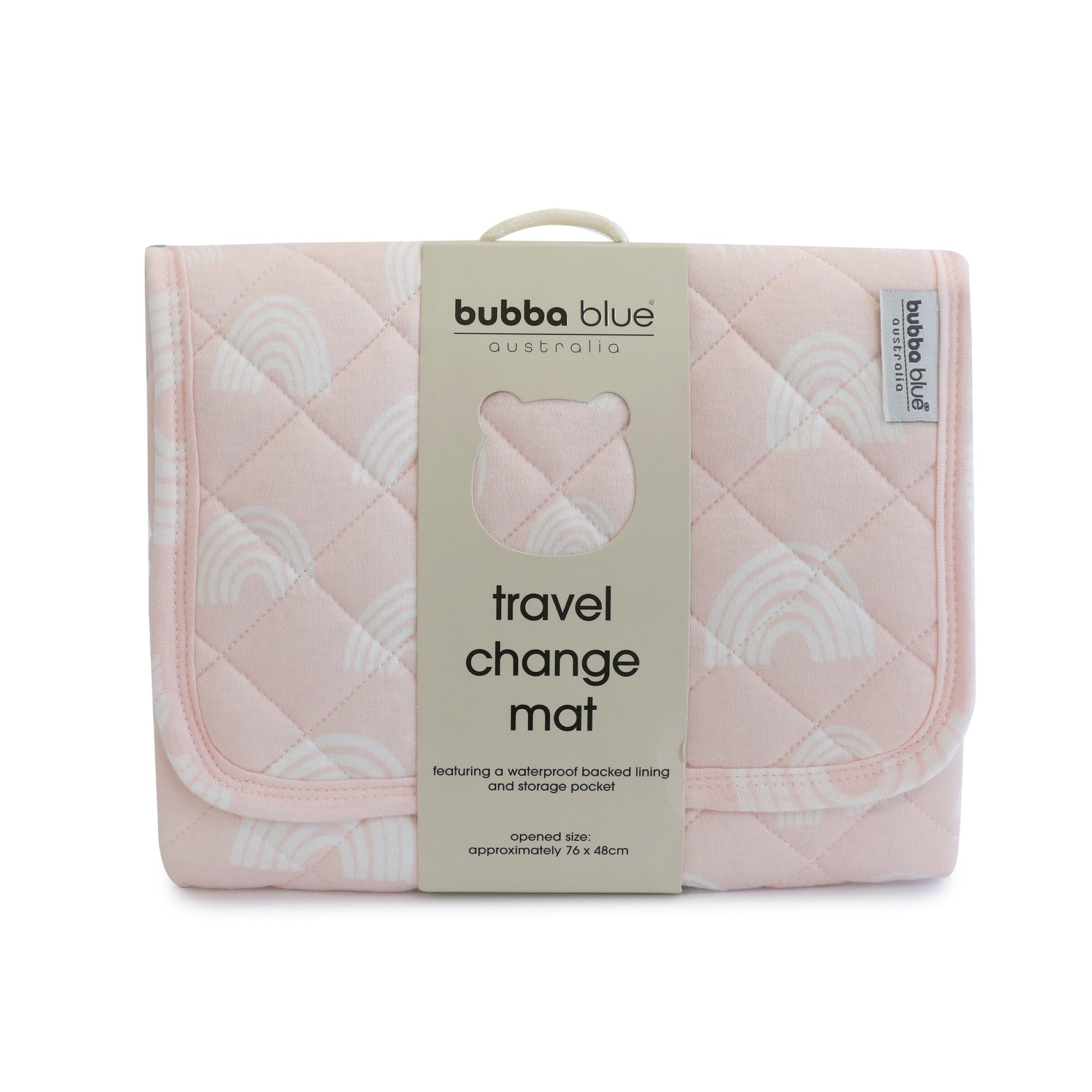 Nordic Travel Change Mat - Rose Plus FREE Jungle Face Washers - Bubba Blue Australia