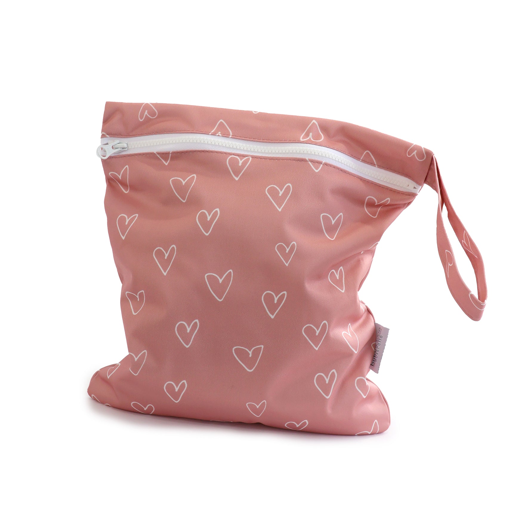 2x Nordic Wet Bag Bundle - Berry Hearts & Sand Rainbow - Bubba Blue Australia