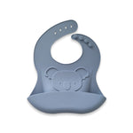 PLUM Silicone Koala Bib - Steel Blue - Bubba Blue Australia