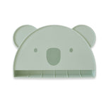 Plum Silicone Koala Placemat with Catcher - Olive - Bubba Blue Australia