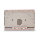 Plum Silicone Koala Placemat with Catcher - Sand - Bubba Blue Australia