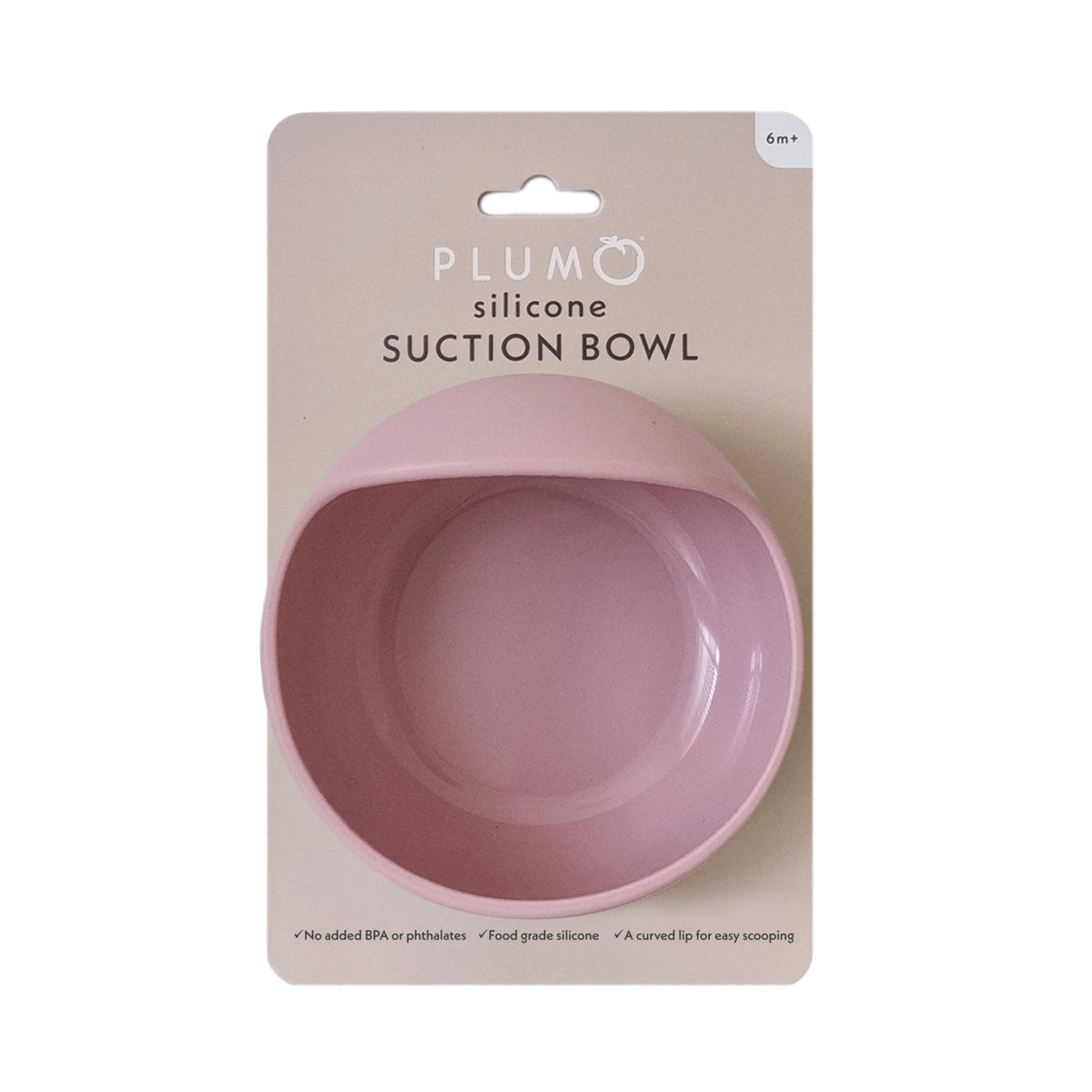 Plum Silicone Duck Egg Bowl - Dusty Berry - Bubba Blue Australia